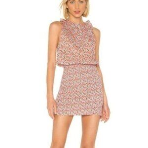 Free People I'm Your Favorite Ruffle Trim Mini Dress Size Large